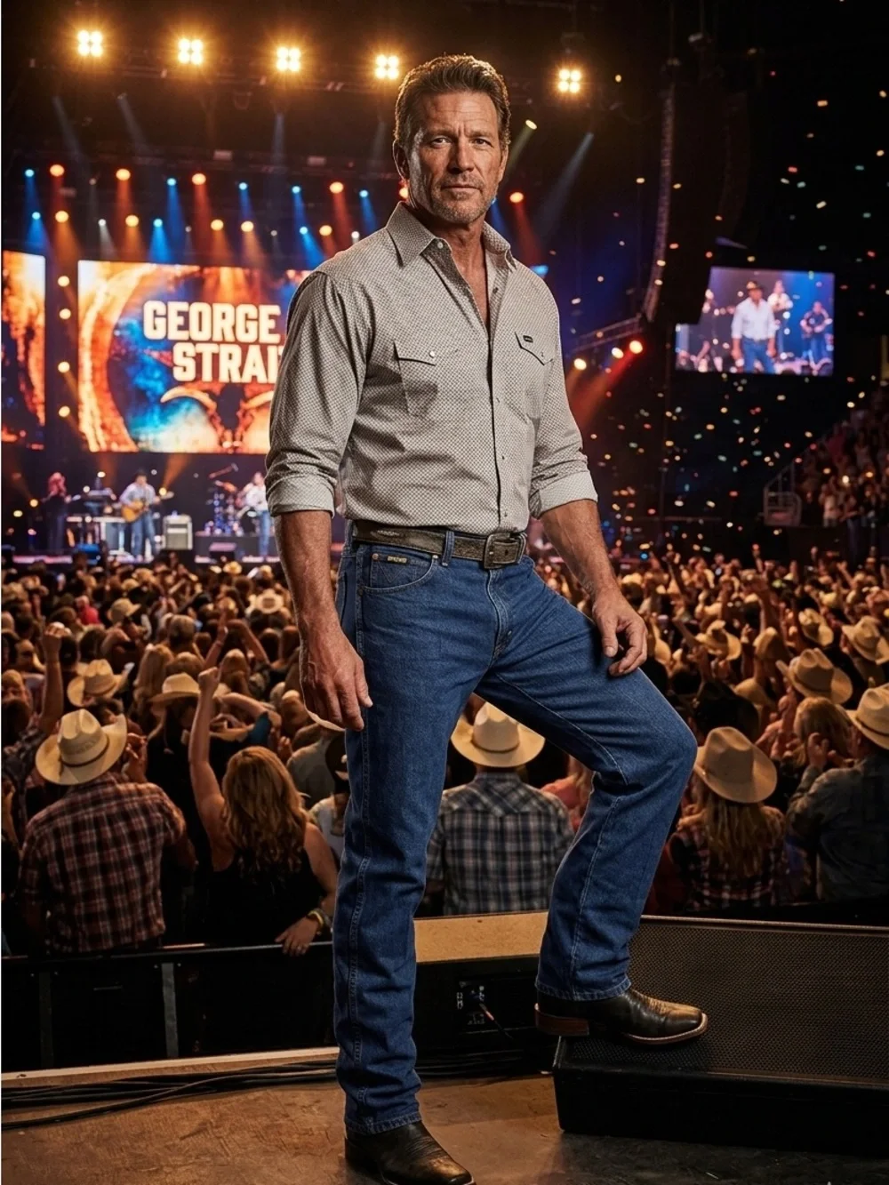 Wrangler George Strait Jeans 40 x 32 Cowboy Cut Collections - Picture 1 of 13
